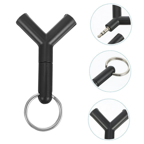 Masteelf 3 Pcs Headphone Splitter for Commuting Audio Headphones Lovers