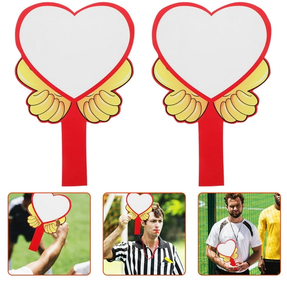 Masteelf 3 Pcs Judges Score Paddle Voting Writing Scoreboard Student