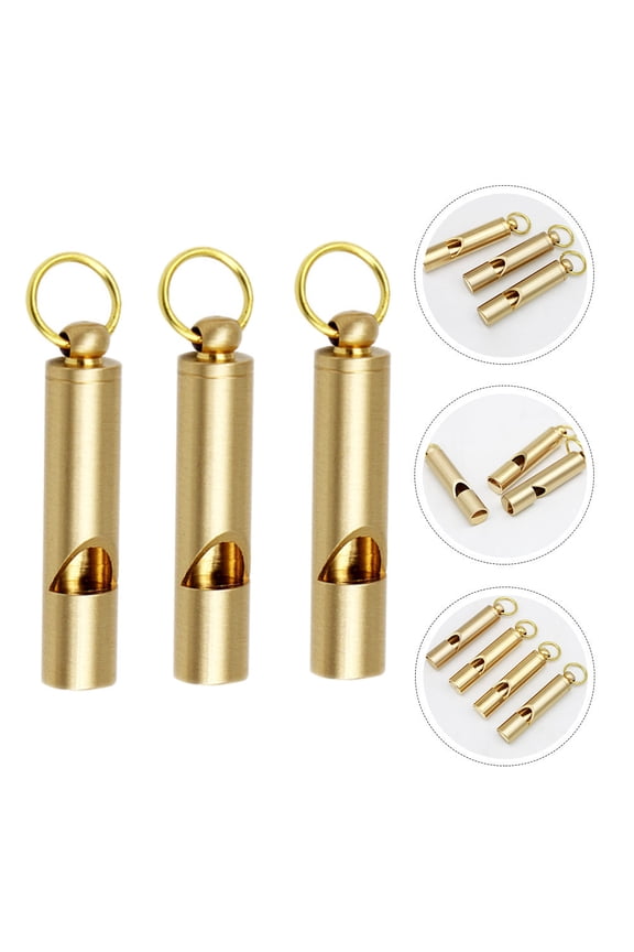 3 Pcs Keychain Whistles Pendant Surwiwal Survival