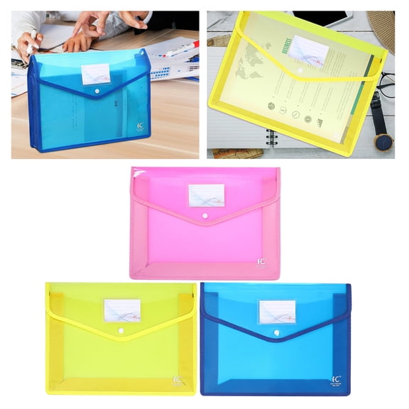 Masteelf 3 Pcs Office File Holder Set, Envelope Organizer Bins for Desk, Wallet and Work Document Storage