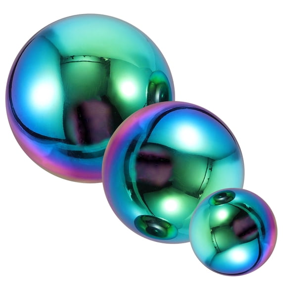 HONITANO Rainbow Plating Diy Hanging Balls for Home Decor 3Pcs