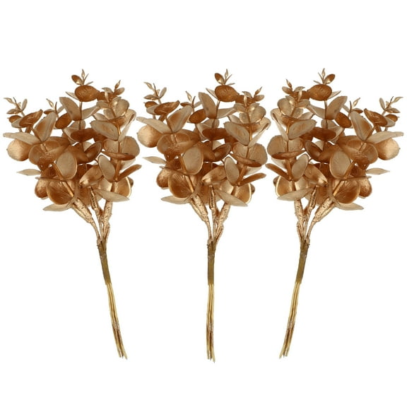 Masteelf 3-Piece Artificial Eucalyptus Leaf Plant Set, Easy Care Faux Greenery for Home, Office, and Indoor Decor