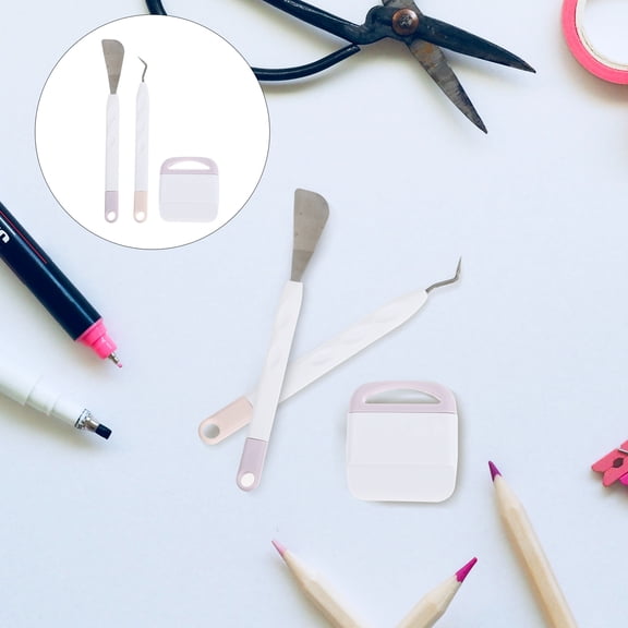 Masteelf 3 Pcs Vinyl Weeding Tools Set for Precision Carving and Craft Projects