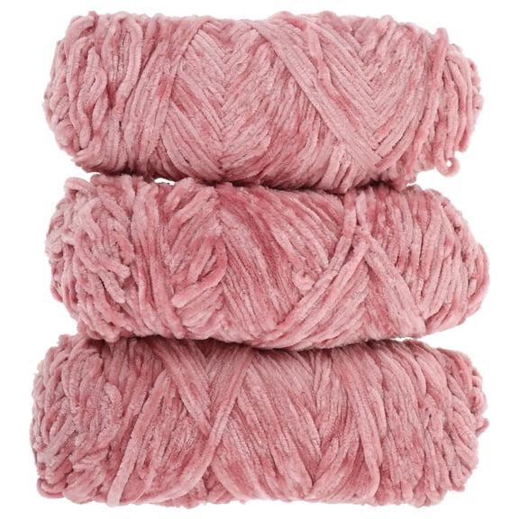 Masteelf Masteelf 3 Rolls Crochet Wool Yarn for Knitting Decorative DIY Projects