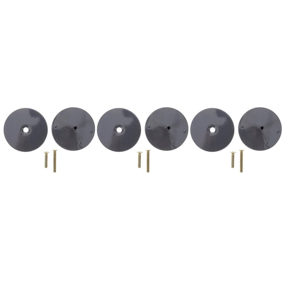 Masteelf 3 Sets  Deadbolt Hole Cover Plate 2-5/8'' Door Hole Cover Metal Door Lock Hole Cover Includes Mounting Screws for Installation