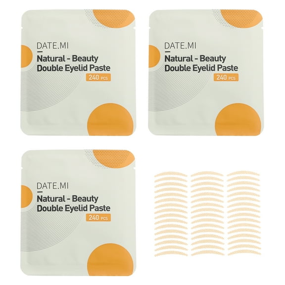 3 Sets Double Eyelid Strips Breathable Invisible Tape Sticker
