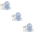 thumbnail image 1 of Masteelf 3 Sets  Microwave Noodle Bowl Noodle Bowl Ramen Microwave Noodle Bowl and Spoon Fork Chopstick, 1 of 8