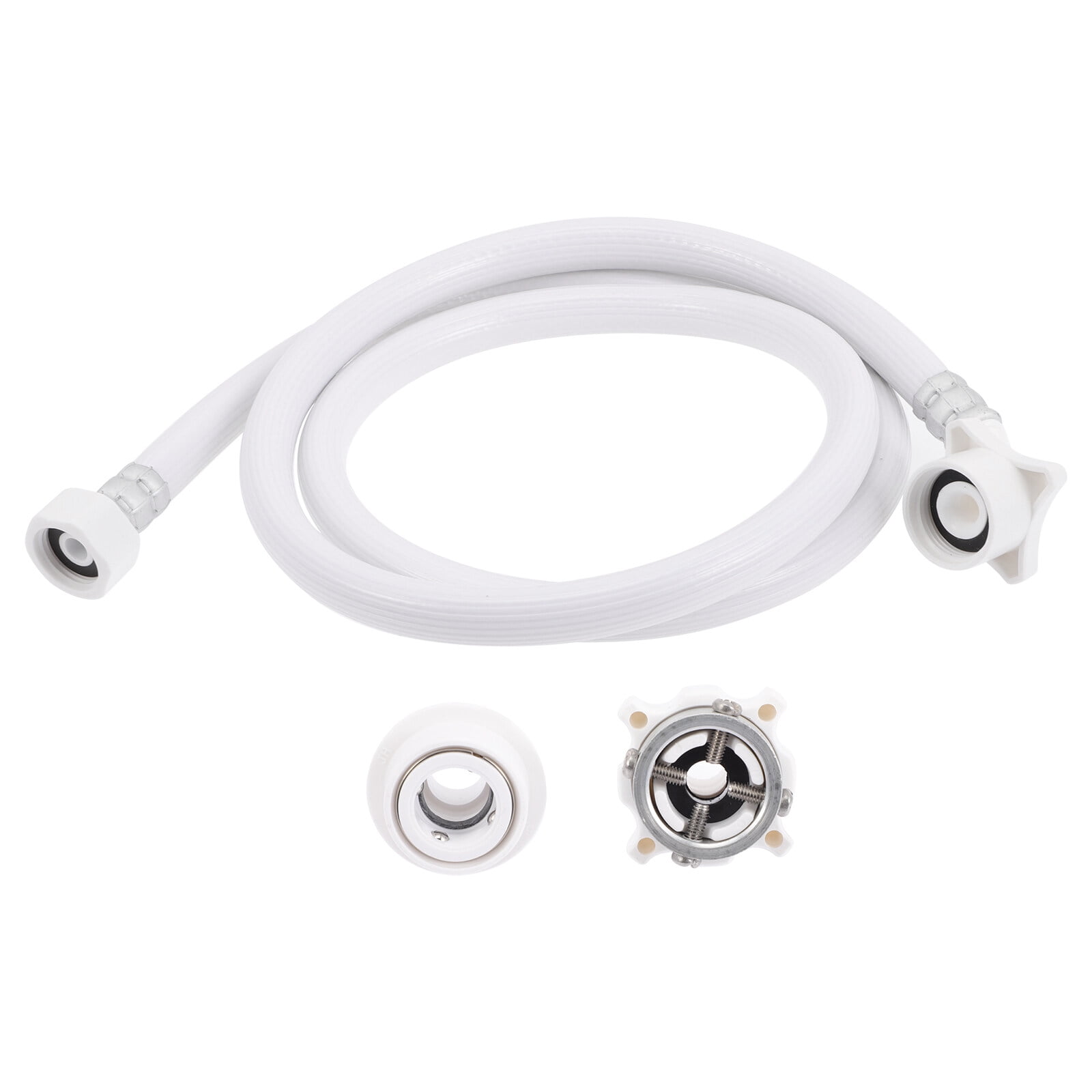 Masteelf 3 Sets PVC Washing Machine Water Inlet Hose Length White Water ...