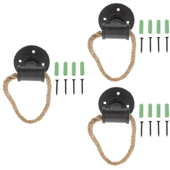 Masteelf 3 Sets Rope Drawer Knob Rope Drawer Pulls Rope Cabinet Handle