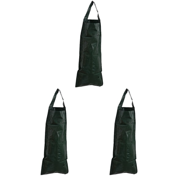 Masteelf 3 pcs Hanging Growing Bag Vertical Planting Bag Multi-hole Planter Bag Container