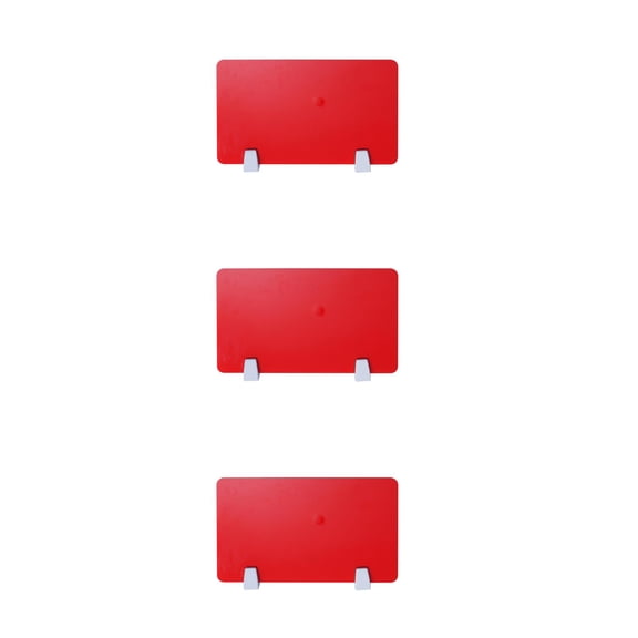 Masteelf 3 pcs Office Desktop Partition Acrylic Test Baffle Acrylic Screen Dividing Board Practical Desktop Partition Board for School Office Use