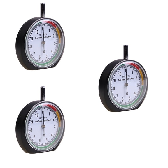 Masteelf 3-Piece Safety Ruler Set with Tread Pattern for Accurate Height and Depth Measurement Tools