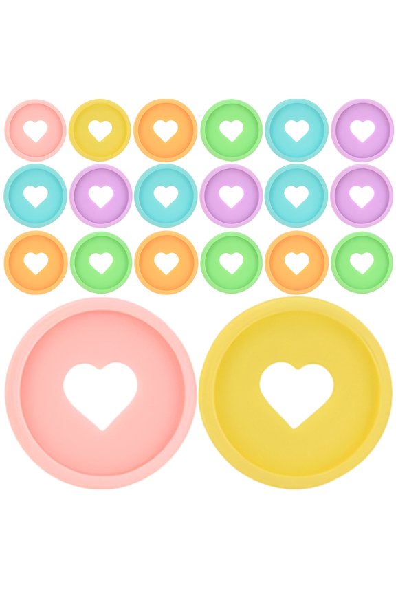 30 Pcs Carabiner Keychain Binder Buckle 2.40X2.40X0.60CM