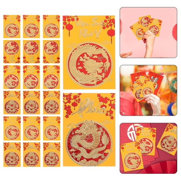 SWETRACE Lucky Money Red Envelopes 30 Pcs Chinese New Year Decorations for Giving and Festive Celebrations