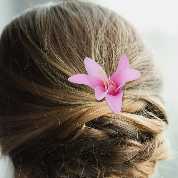 Masteelf 30 Pieces Artificial Lily Flowers Small Silk Fake Flowers for Crafts, Wedding, Party, Garland & Home Decoration