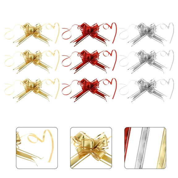 Masteelf  30 Pcs Large Bow for Wrapping Cute Bows Presents Decoration