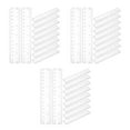 thumbnail image 1 of Masteelf 30 pcs  Small Ruler Short Ruler Bulk For Classroom Scale Ruler Small Ruler For Journaling Plastic Rulers Bulk Plastic Students Ruler Students Ruler Transparent Ruler, 1 of 8
