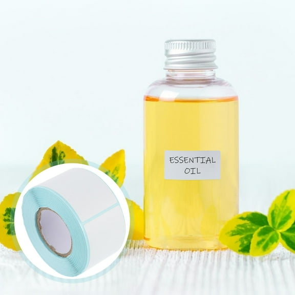 Masteelf 300 Pcs/Roll Sticky Barcode Printing Paper Plant Tag Label Roll 8x4cm