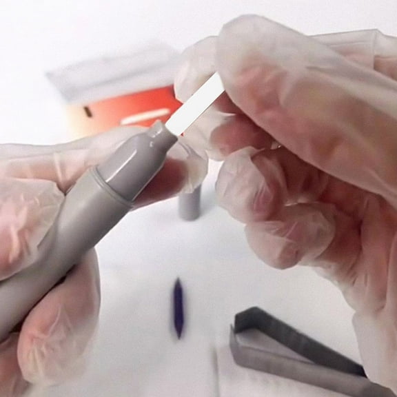 Masteelf 30pcs Marker Pen Tip Nibs for Paint Pens Replacements Pen Nibs Replacement Nibs Tips 0.7mm Marker Replacement Nibs Marking Manga Pen Nylon Student White Chalk Spare