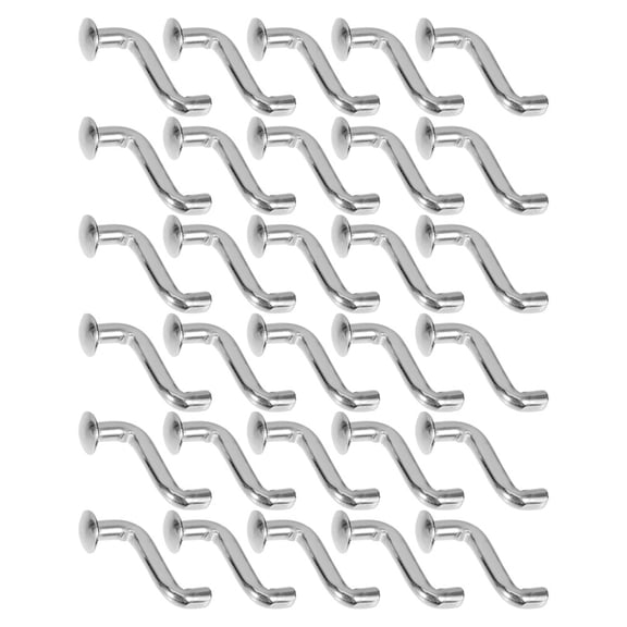 Masteelf 30pcs Pallet Rack Safety Pin Metal S-Type Drop Pin for Warehouse Shelving General Purpose Storage Rack Accessories Safety Clip