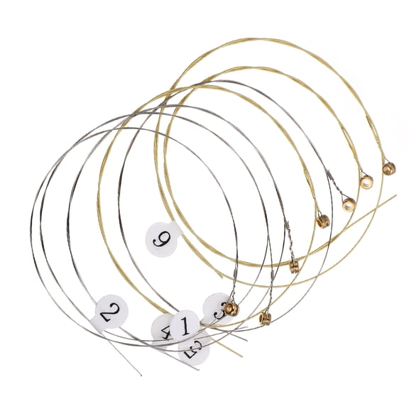 Masteelf 32-Piece Portable Lyre Harp Strings Replacement Set, Premium Steel Strings for Lyre Musical Instruments