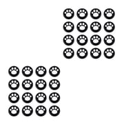 Masteelf 32 pcs Thumb Grip Caps Cat Claw Joystick Caps Silicone Cover Cover for Game Controllers