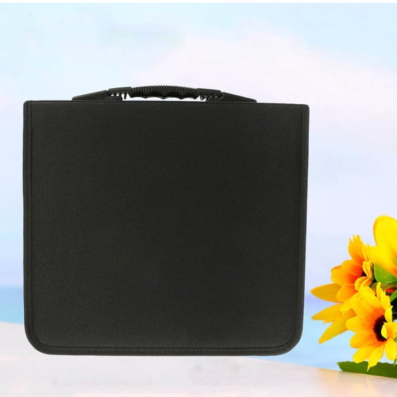 Masteelf 320 Disc Organizer Storage Case Bag for 288 CDs, Portable Black Carrying CD/DVD Holder
