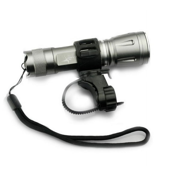 Masteelf 360-degree Rotatable Quick Release Bike Torch Flashlight Mount Clamp Holder Bracket (Black)