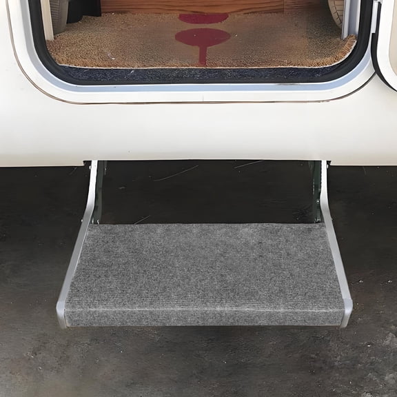 Masteelf 3-Pack Anti- RV Step Mats Camper Stair Covers Non-Skid Step Runners with Springs RV Stair Carpet Accessories