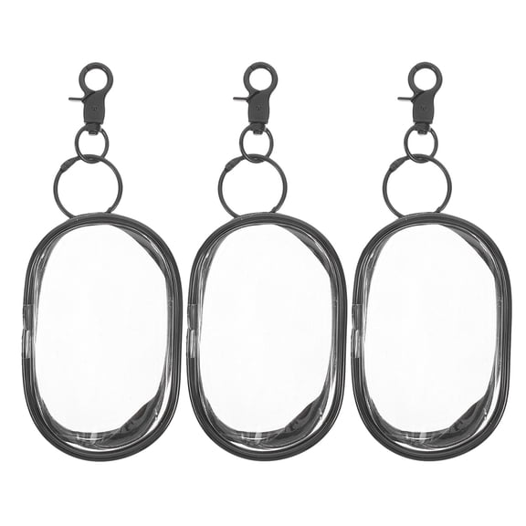 Masteelf 3Pcs Doll Display Clear Bag with Buckle Outdoor Doll Carrying Bag Clear Doll Storage Holder Transparent Dolls Storage Bag Zipper Clear Bag for Displaying