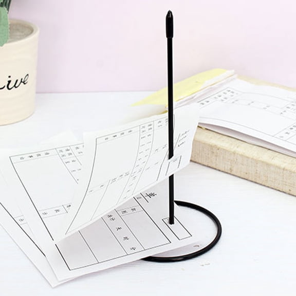 IDEANATEGRATE Receipt Holder For Restaurant Spike 3Pcs 5.5x2.8x2.8in