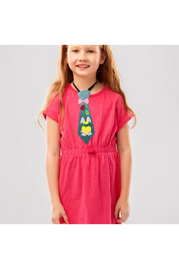 3Pcs Toddler Bowties for Easter Party Felt and Glitter Paper Pre-Tied Necktie Accessories for Men and Kids