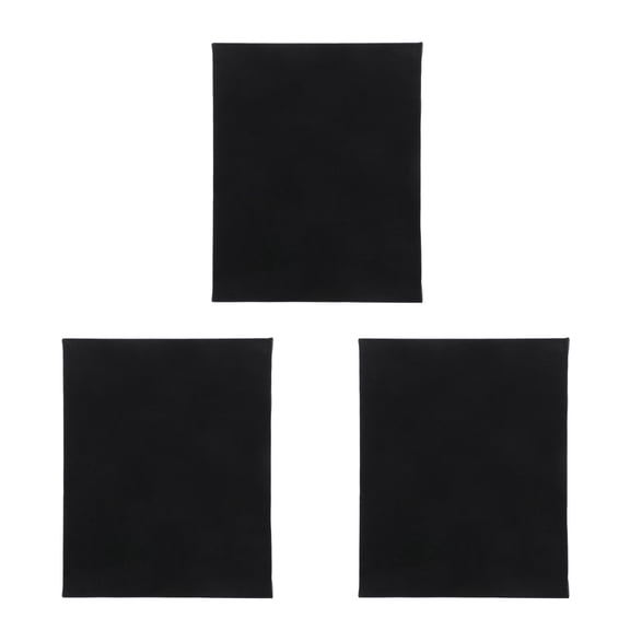 Masteelf 3-Pack Black Stretched Canvas Boards 20cm for Acrylic, Oil, Watercolor Painting, Blank Canvases Ideal for Artists, Kids, Art Projects
