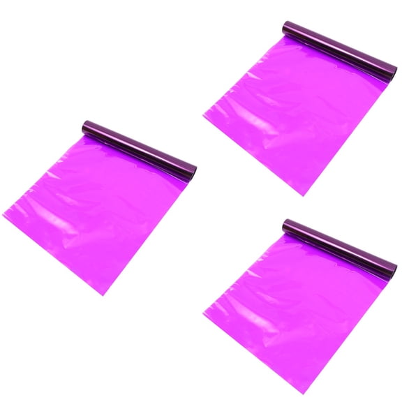 Masteelf 3pcs Cellophane Wrap Film Colors Wrapping Film Wrapping Film