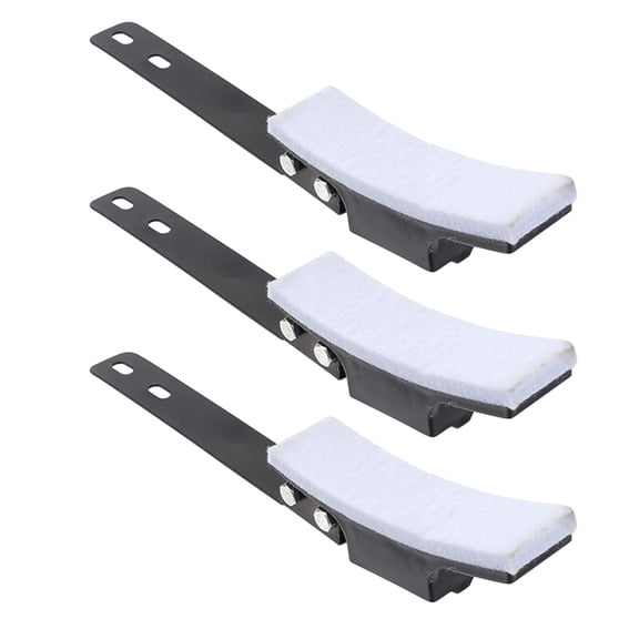 Masteelf 3pcs Cycling Brake Pads For Exercise Bikes Universal Felt Brake Blocks With Quick Installation High Strength Braking Performance For Professional Daily Training