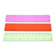 thumbnail image 1 of Masteelf 3pcs Drawing Straight Ruler Office Geometry Ruler Office Ruler Precise Ruler Design Drawing Tool Drafting Tool Students Must Have, 1 of 8