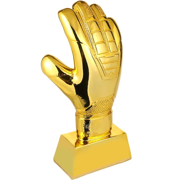 Masteelf 3pcs Exquisite Soccer Trophy Decorative Award Trophy Delicate Trophy Decor Soccer Accessory