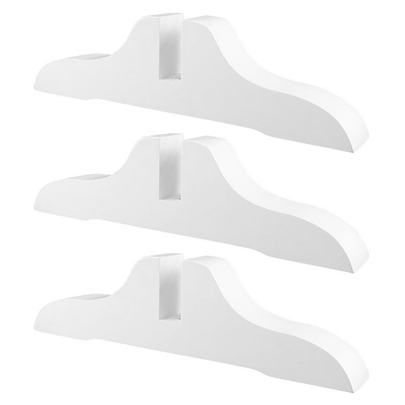 Masteelf 3pcs Folding Screen Support Holder Room Divider Base Privacy Screens Feet Holder Room Divider Support Wood Divider Bracket for Home Hotel Use