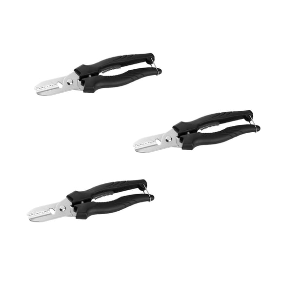 Masteelf 3pcs Metal Chestnut Opener Nutcracker Chestnut Clip Stainless Steel Nut Cracker Walnut Pliers Sheller Kitchen Tools Dried Fruit Opener