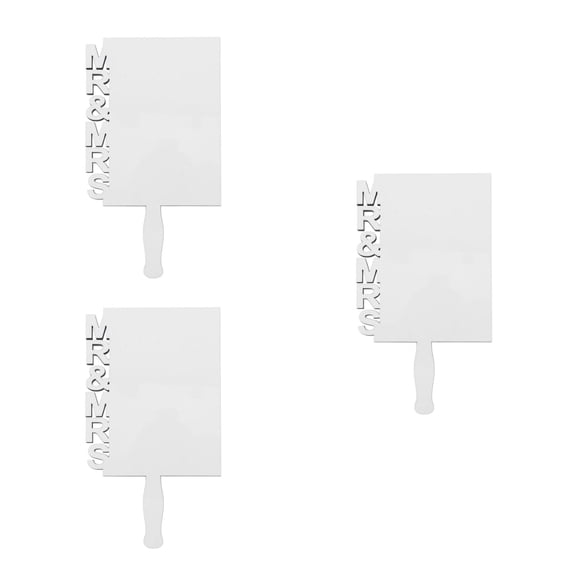 Masteelf 3pcs Mr And Mrs Wedding Valentines Day Sublimation Blank Picture Frame Heat Transfers Photo Frame Diy Frame For Marriage Home Decor