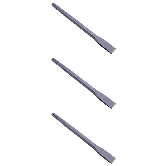 Masteelf 3pcs - Plus Rotary Chisel Bit Electric Set Molybdenum Steel Tile Chisel Flat Chisel With Storage Carry Case