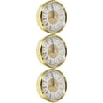 thumbnail image 1 of Masteelf 3-Piece Retro Round Clock Inserts with Roman Numerals for Pendants, Craft Projects, and Clock Making, 1 of 8