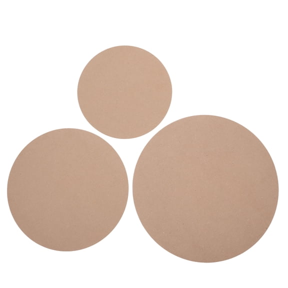 Masteelf 3pcs Stackable Ceramic Molds Pottery Slip Molds for Handbuilding Clay Crafting Molds Unfinished Blank Wood Circles for DIY Art Projects Handbuilding Slip Casting