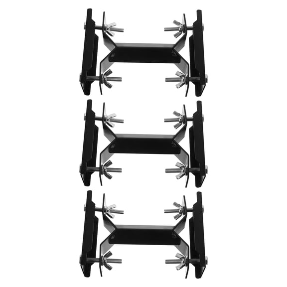 Masteelf 3pcs Umbrella Clamp Stand Holder Outdoor Heavy Duty Umbrella Mount Clip Holder Parasol Support Bracket Umbrella Holder Fixed Clip