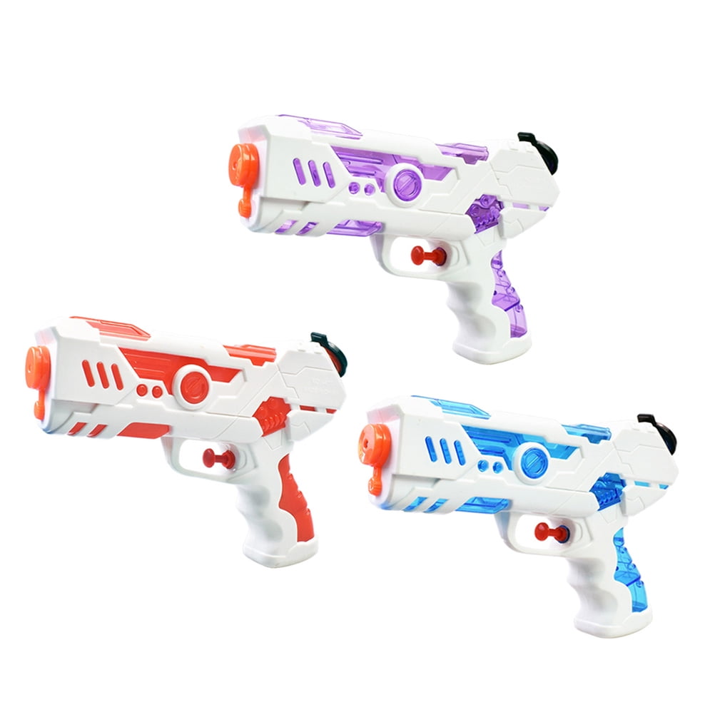 Masteelf 3pcs Water Plastic Water Shooter Toy Summer Swimming Pool Beach Toy for Children Kids (Random Color)