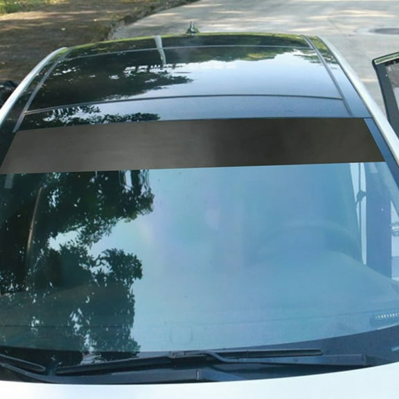 Masteelf 3pcs Windshield Stickers Windshield Banner Sun Strip Decal Sticker Window Visor Stickers Windshield Banner Strip Decals Car Windshield Decal