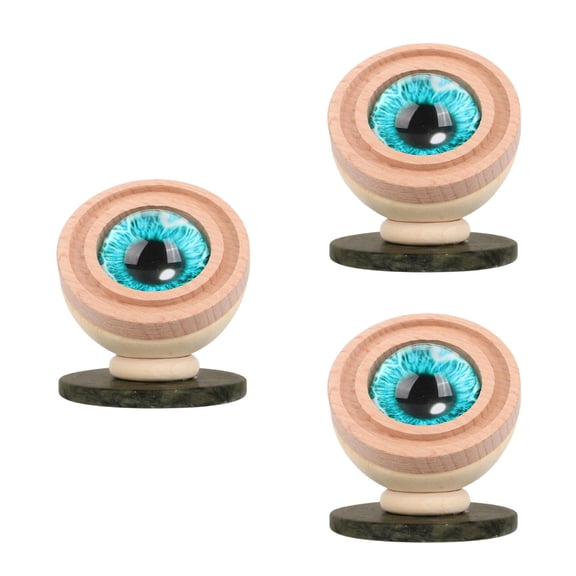 Masteelf 3pcs Wood Car Essential Oil Diffuser Wooden Aromatherapy Oil Diffuser Essential Oil Diffuser with Base for Home Office Bedroom Car Living Room Ward Yoga Hall