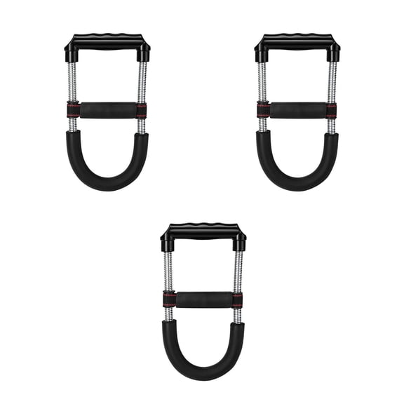 Masteelf 3pcs Wrist Force Trainer Electroplating Stoving Varnish Muscle Trainer Fitness Equipment for Home (Common Style 45LB)