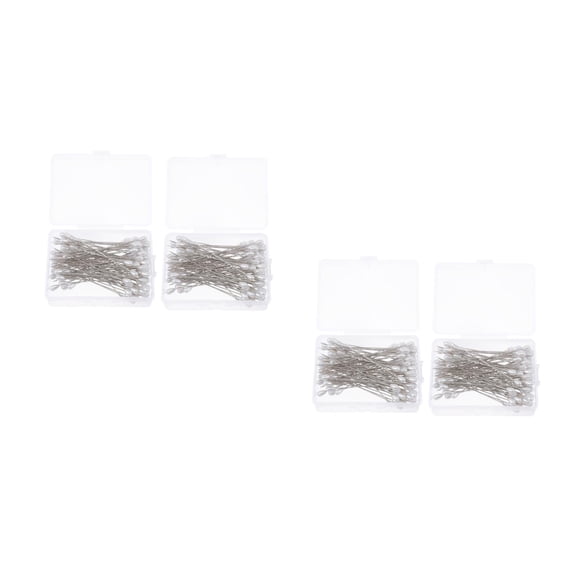 Masteelf 4 Boxes  Locating Pin Pear Decor Delicate DIY Pin Straight Pin for Craft Decor