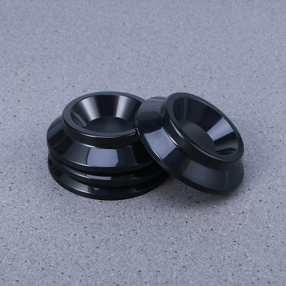 HEATSHAKING Furniture Wheels Caster Cups 4Set Black